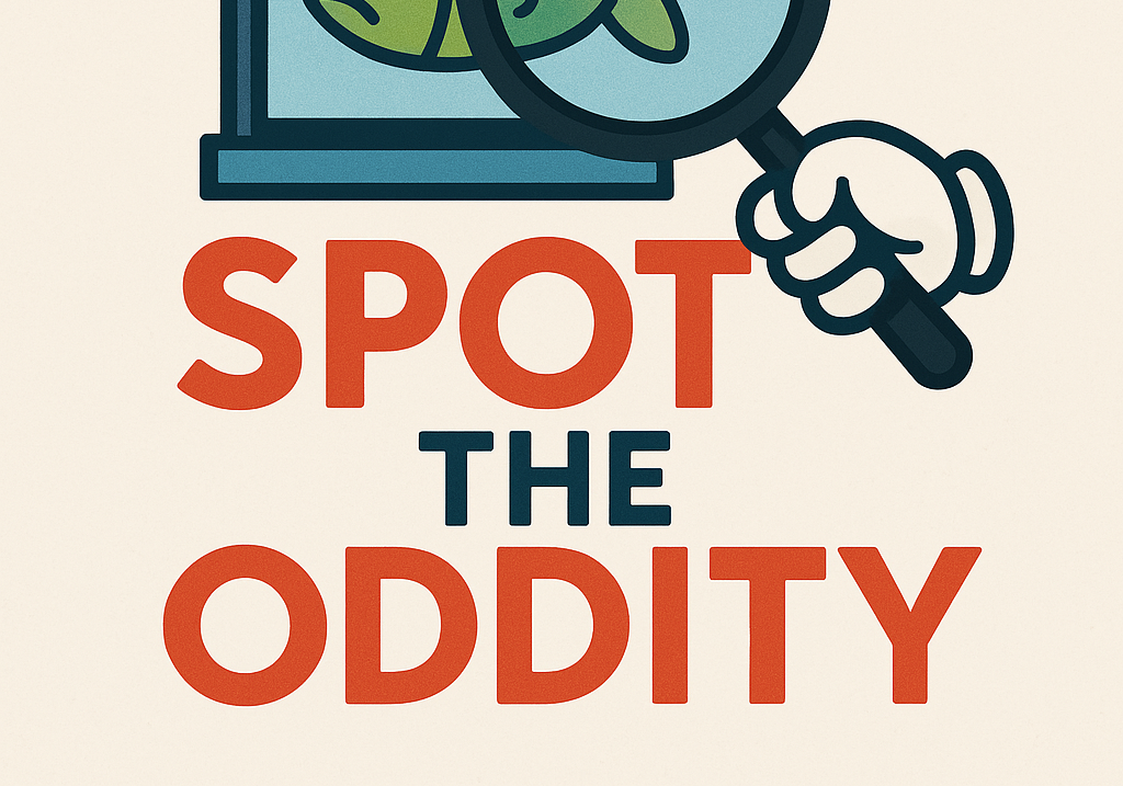 SPOT THE ODDITY … THE ANSWERS 2024