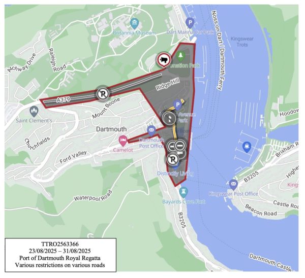 Important Information  TTRO for Regatta 2025